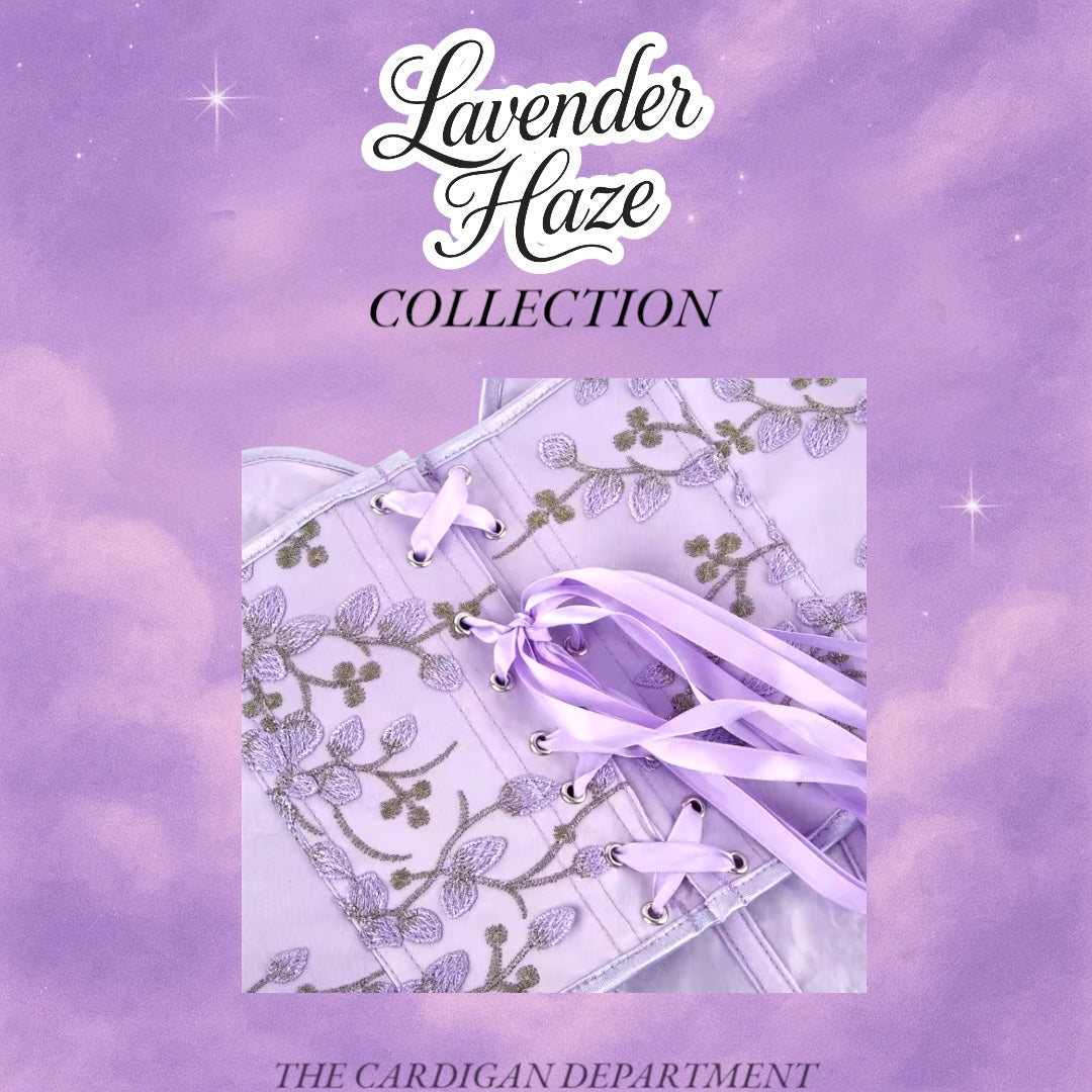 Lavender Bloom Corset