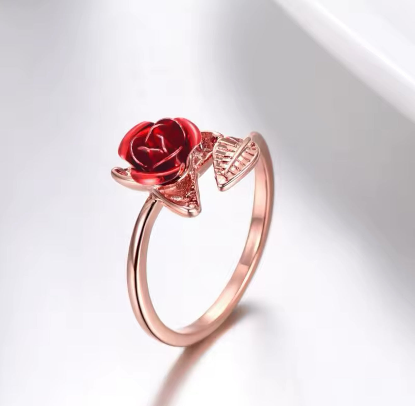 The Enchanted Rose Rings