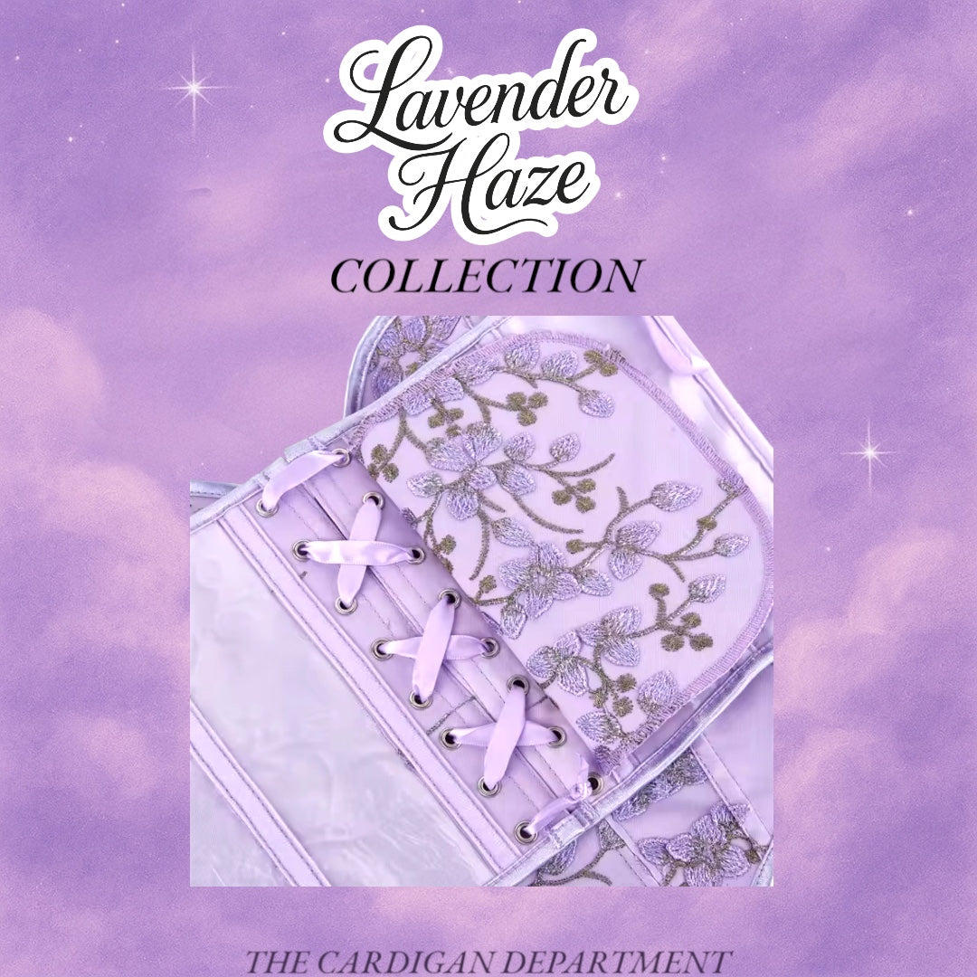 Lavender Bloom Corset