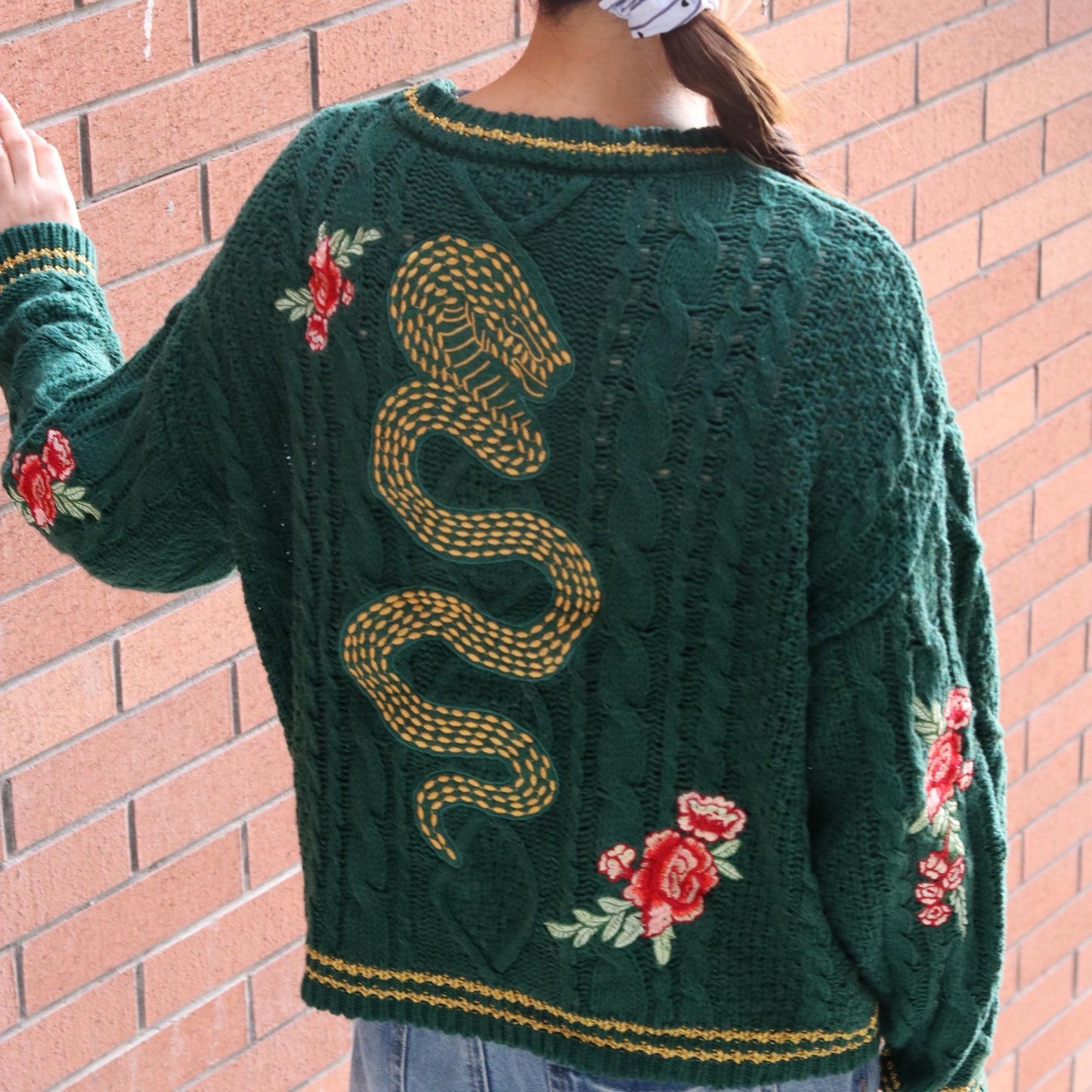 rep: year of the snake cardigan