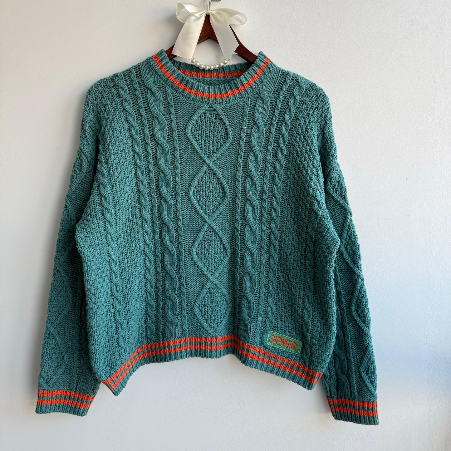 SHOWGIRL Star Cable Knit Sweater ❤️🔥✨