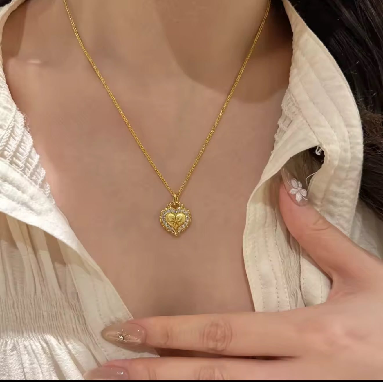 Gold Heart Necklace