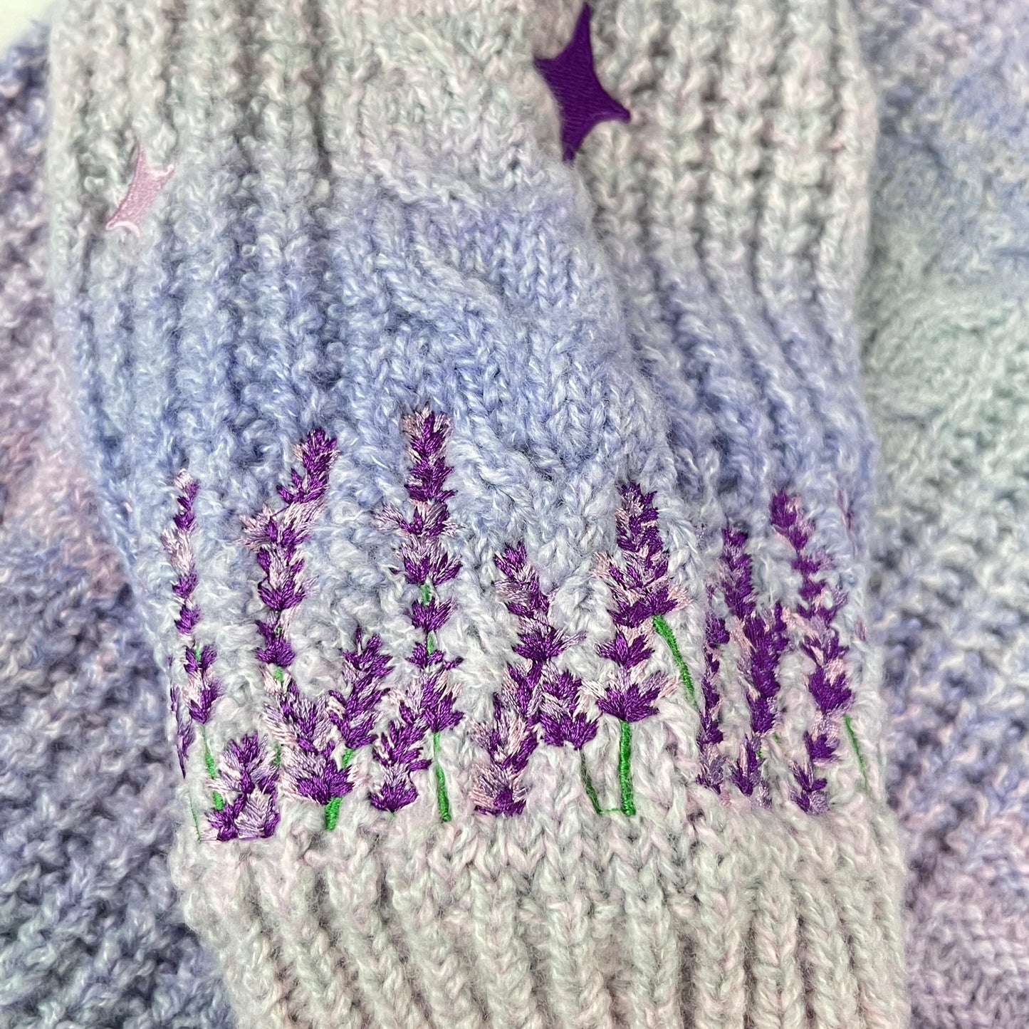 Lavender Haze Gradient Cardigan