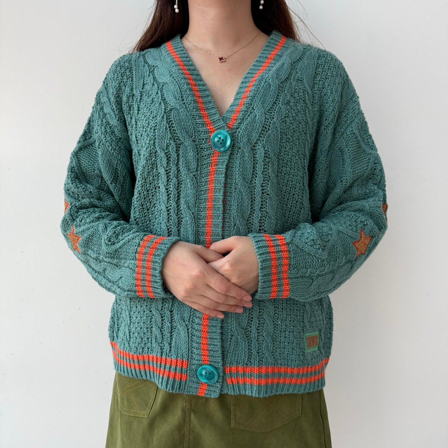 PRE ORDER: SHOWGIRL Star Cable Knit Cardigan ❤️🔥✨