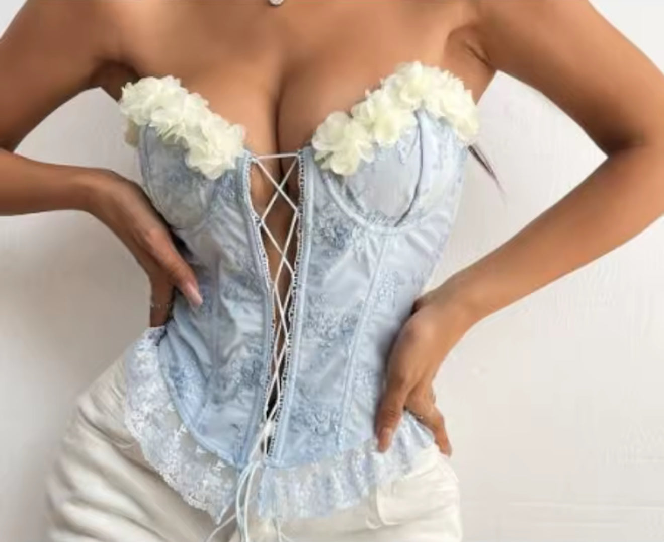 Floral Lace Corset
