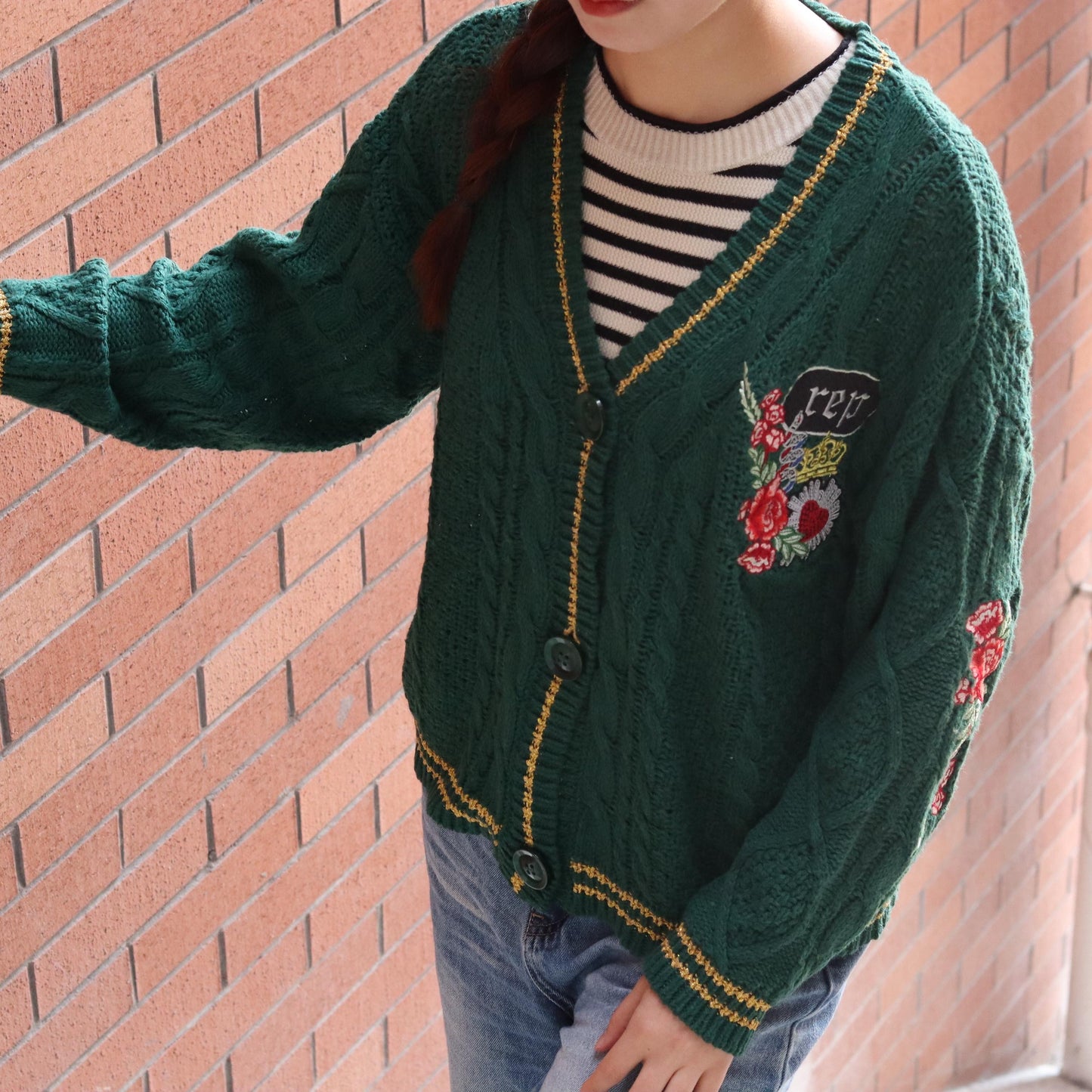 rep: year of the snake cardigan