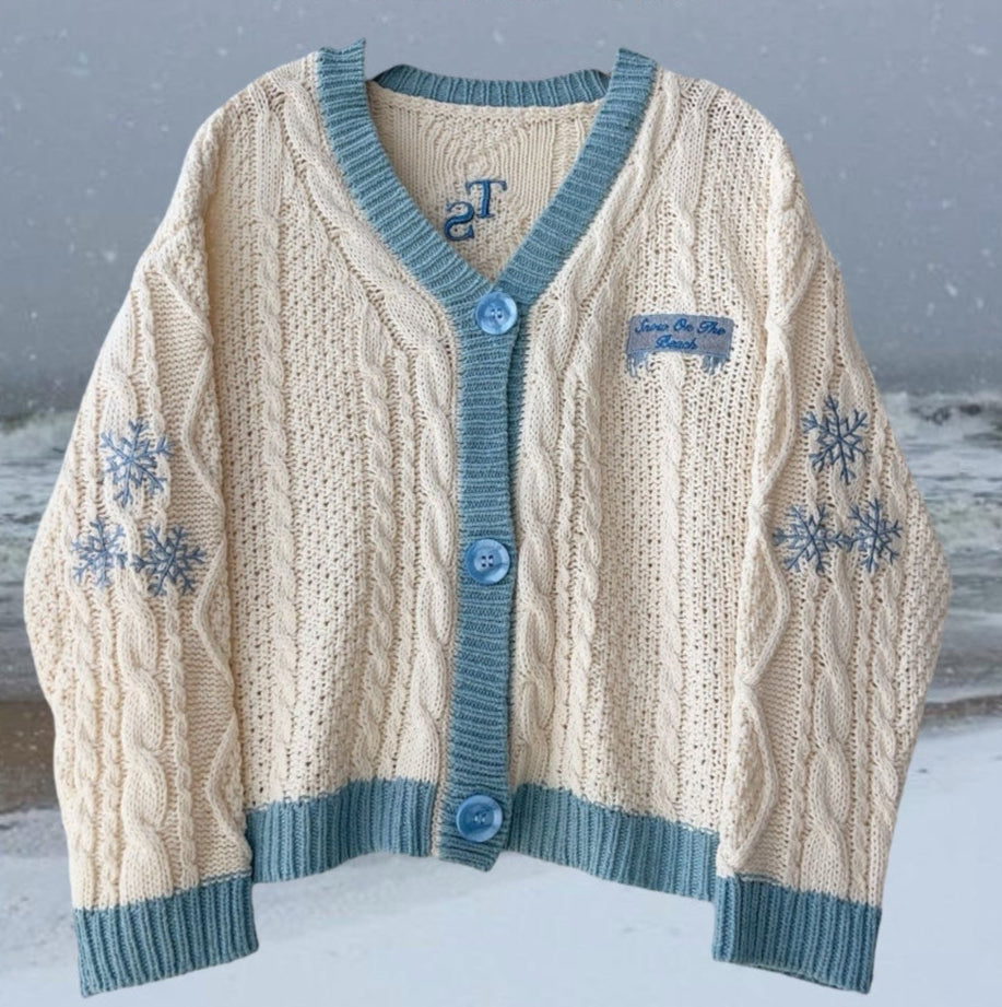 Snow On The Beach Cardigan