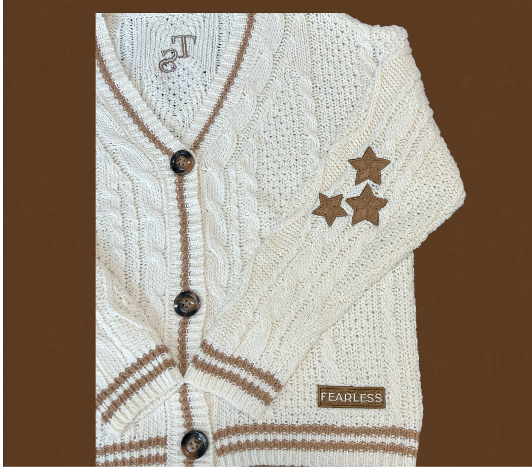 Fearless Cable Knit Cardigan