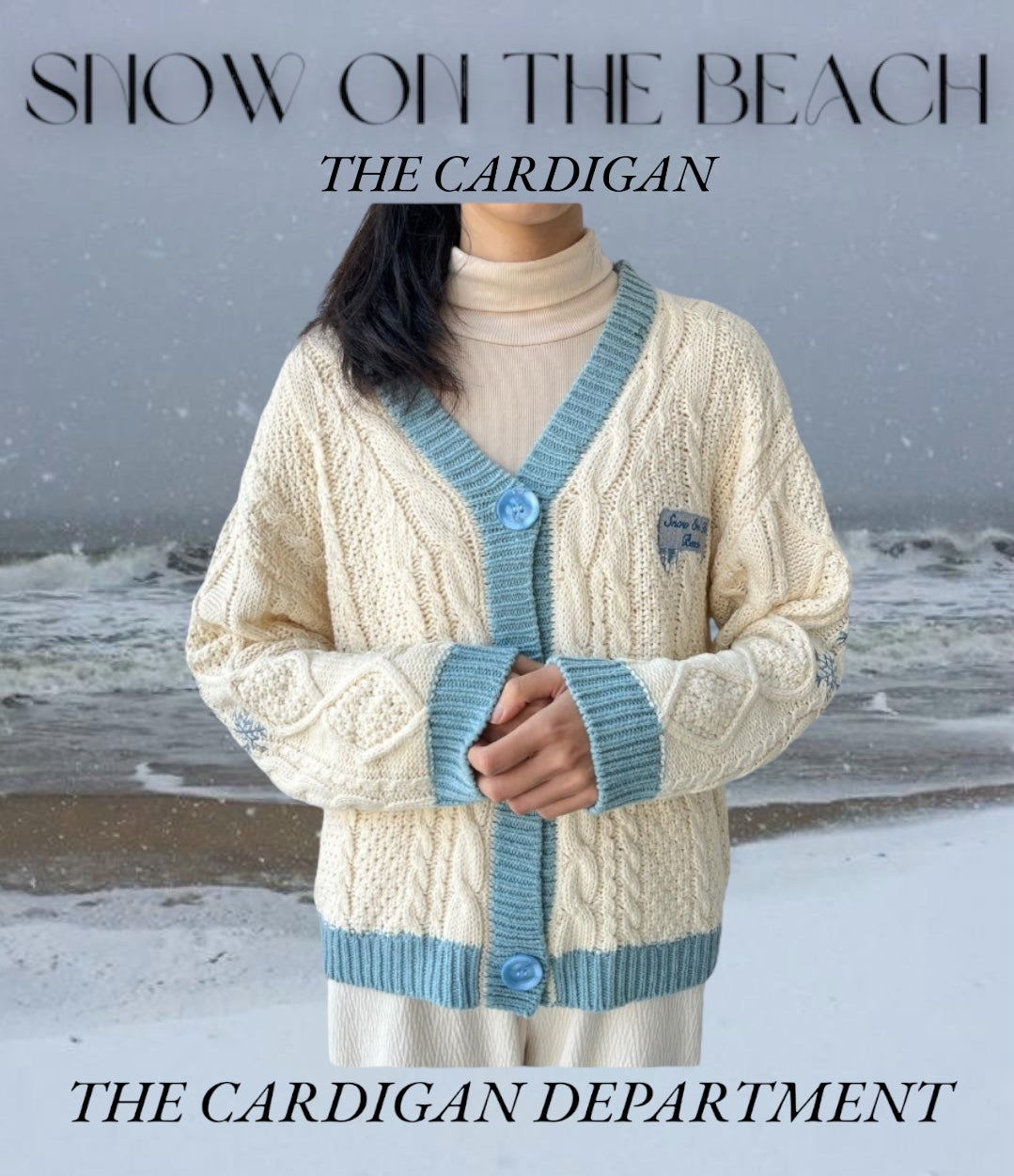 LIMITED EDITION: Snow On The Beach Cardigan