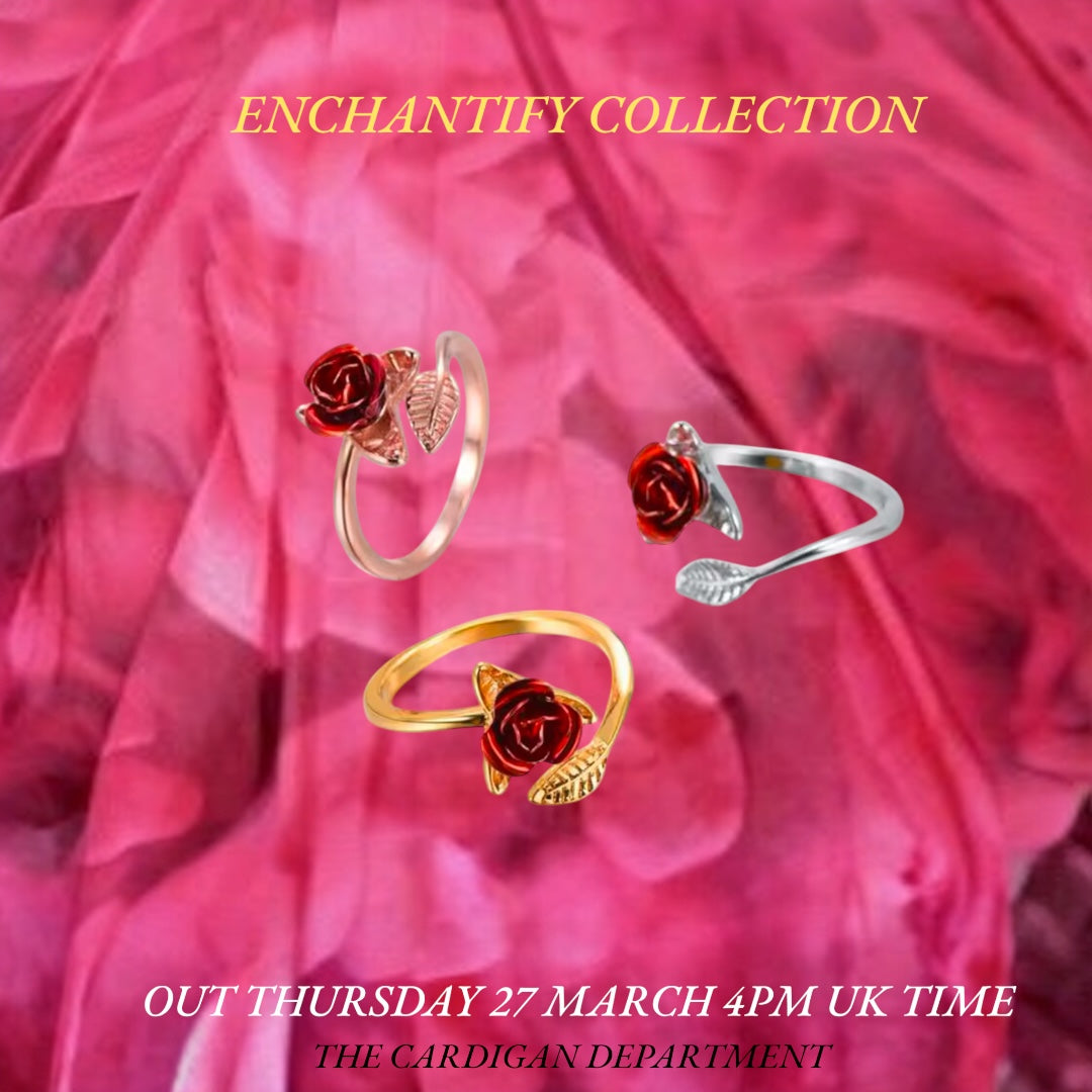 The Enchanted Rose Rings