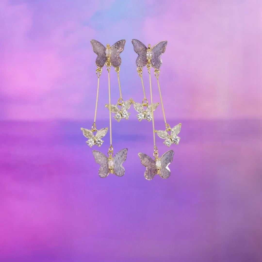 The Enchanted Butterfly Earrings