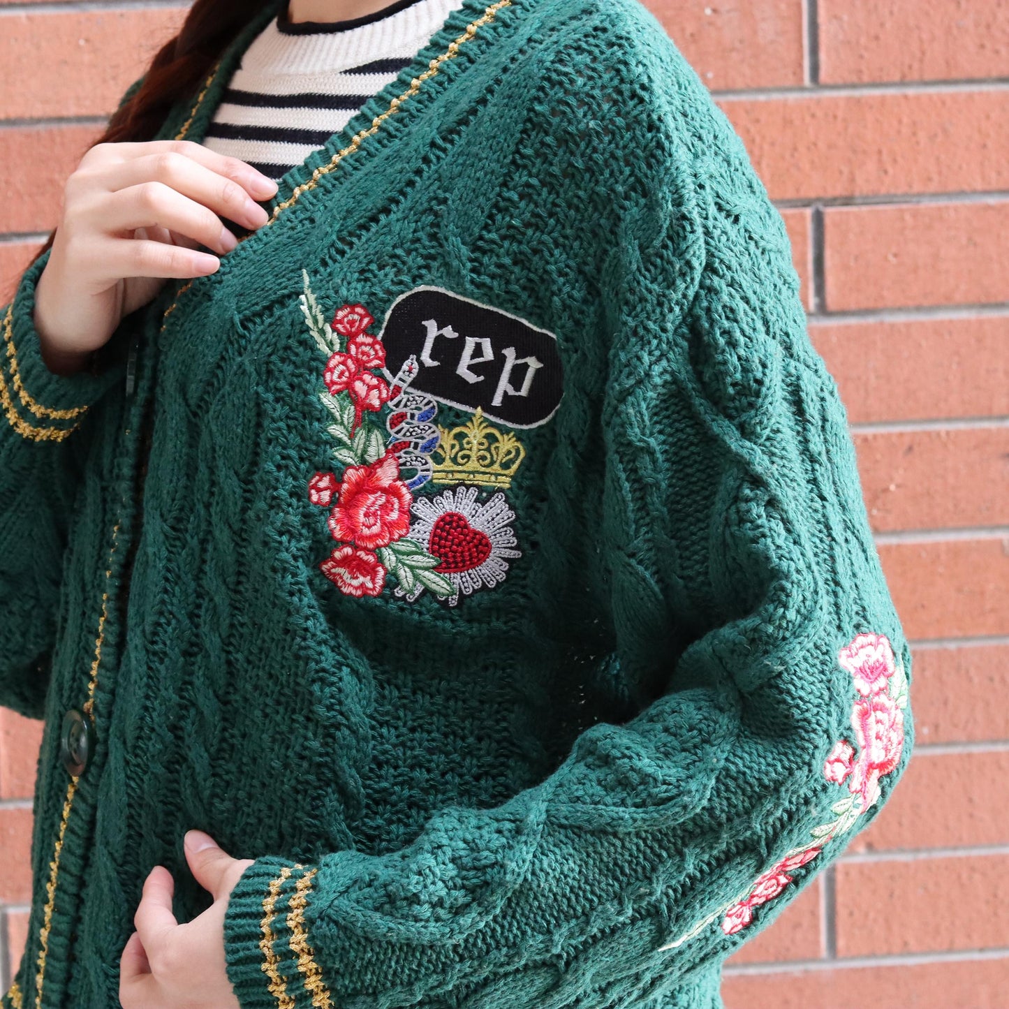 rep: year of the snake cardigan