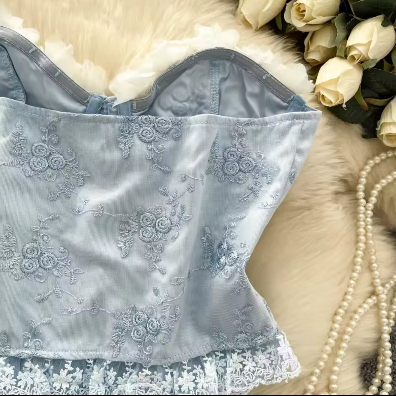 Floral Lace Corset