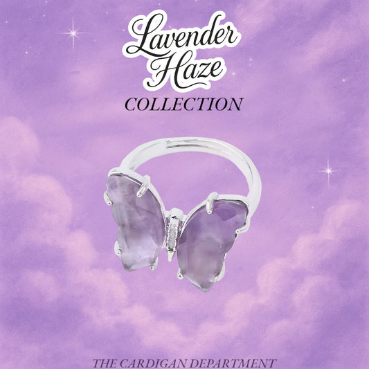 Amethyst Flutter Ring