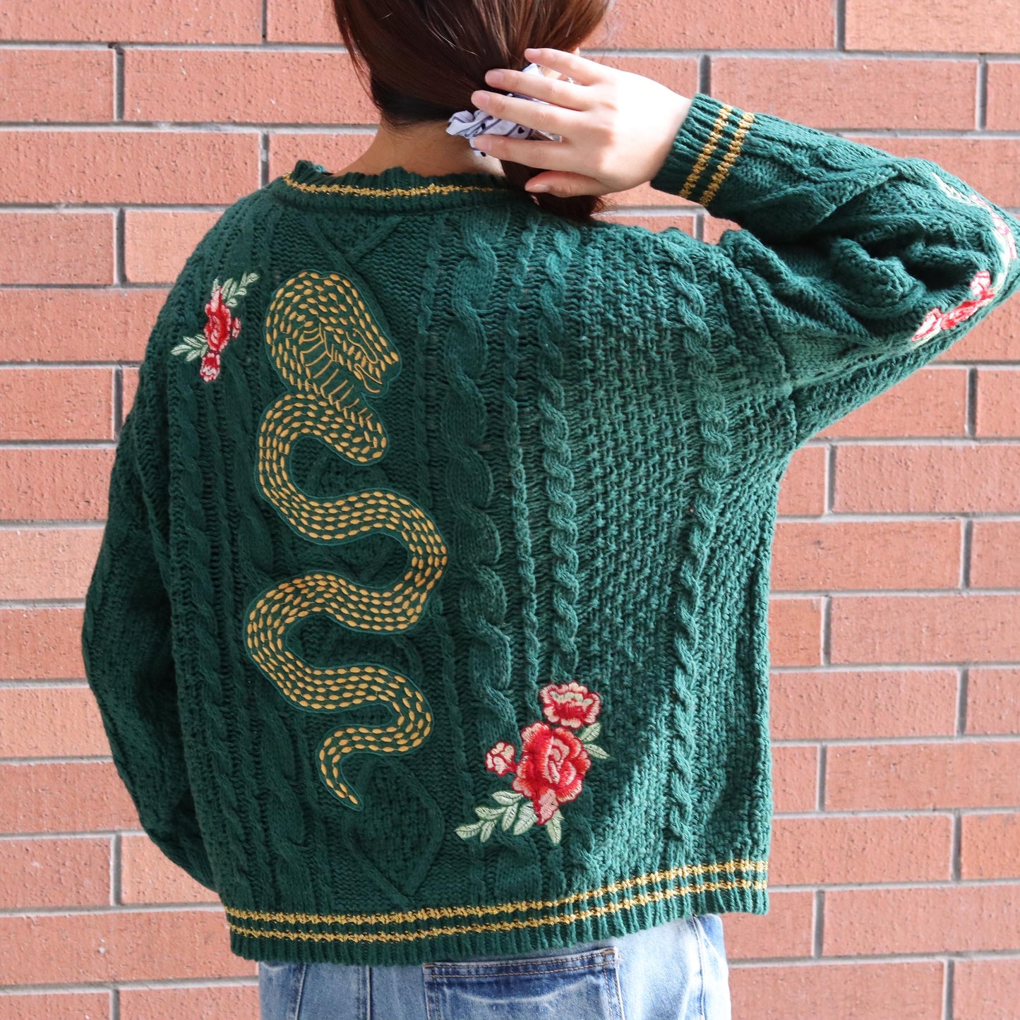 rep: year of the snake cardigan