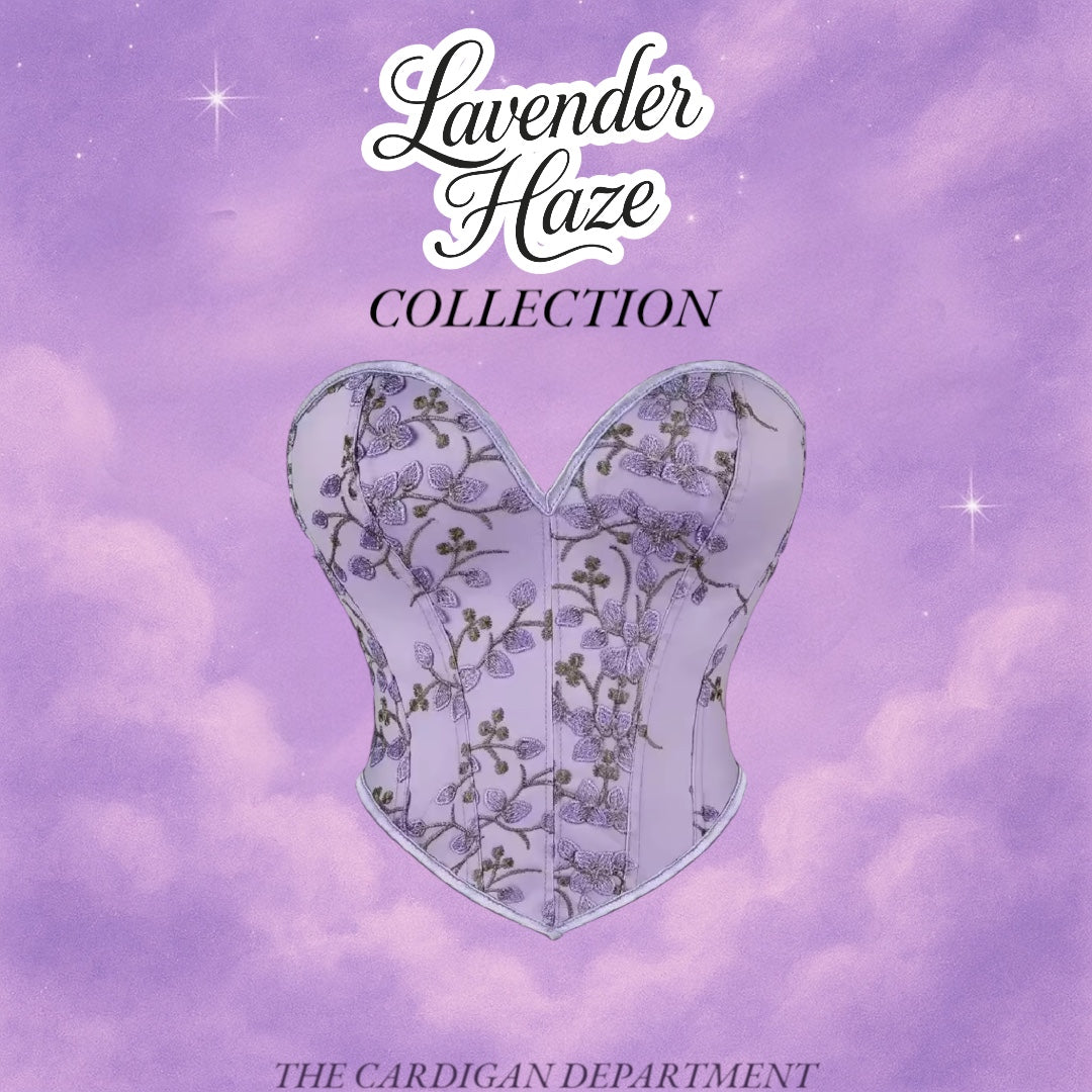 Lavender Bloom Corset