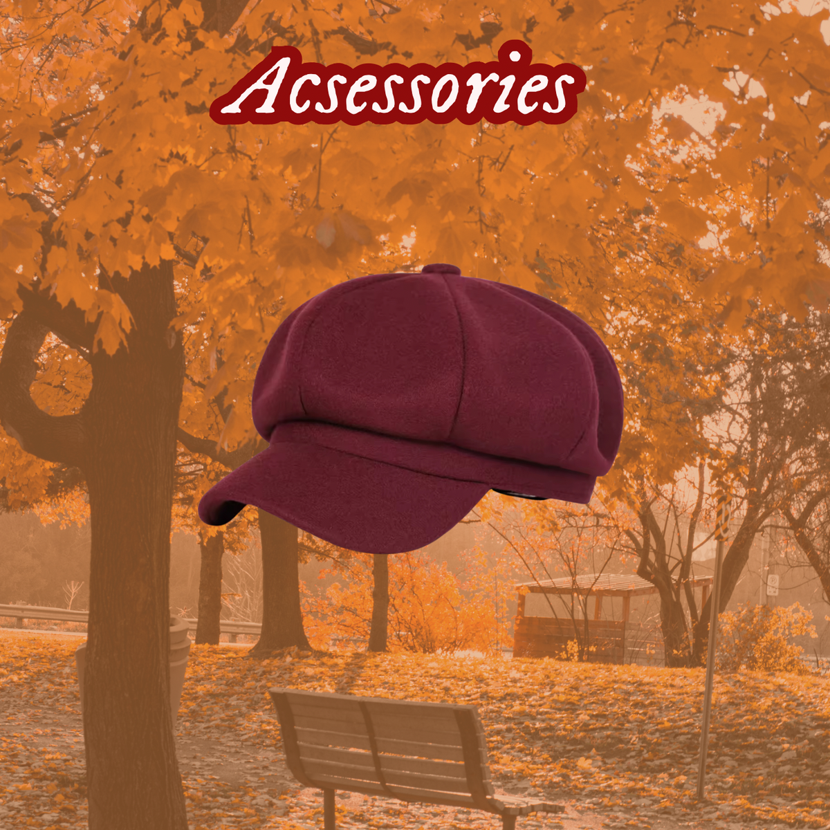 Autumn RED Cap