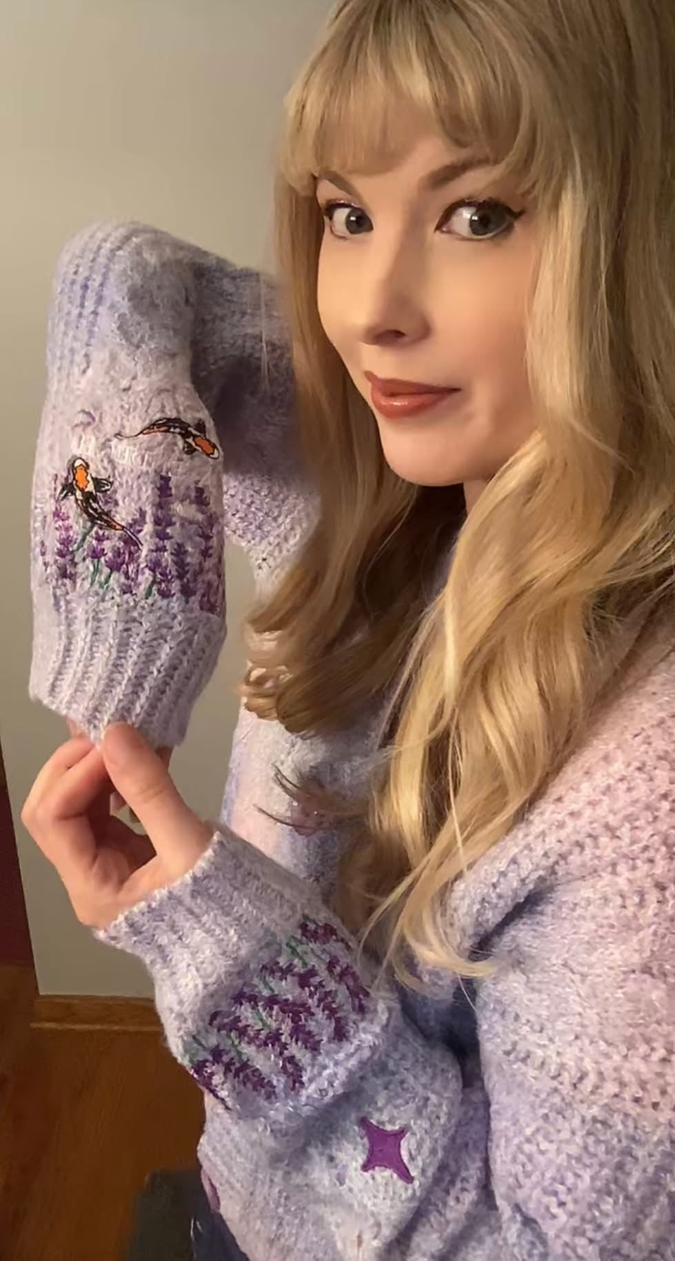Lavender Haze Gradient Cardigan
