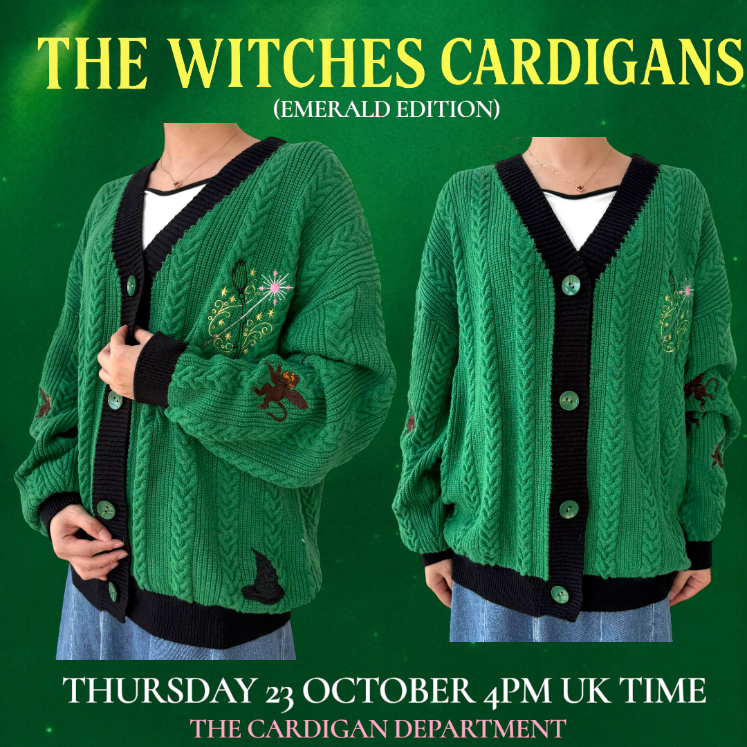 THE WITCHES CARDIGAN: Emerald Edition 💚
