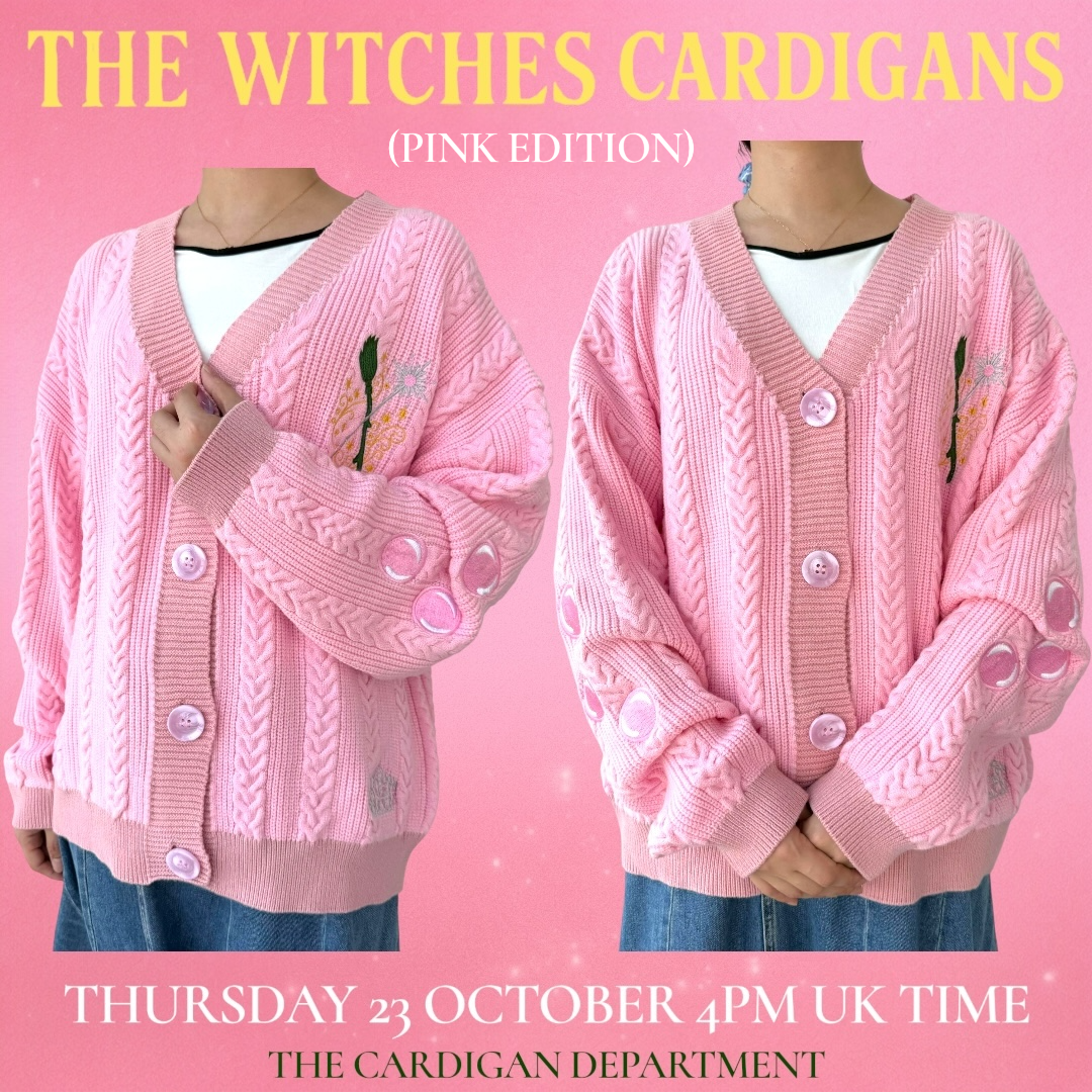 THE WITCHES CARDIGAN: Pink Edition 🩷