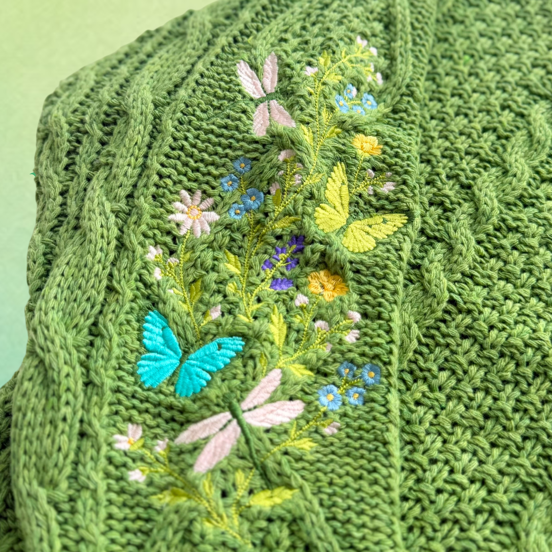 Debut Cardigan: Wildflower Edition 💚