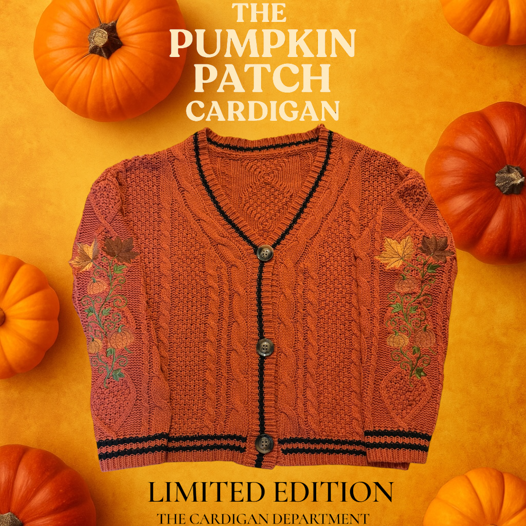 PRE ORDER - LIMITED EDITION: The Pumpkin Patch Cardigan
