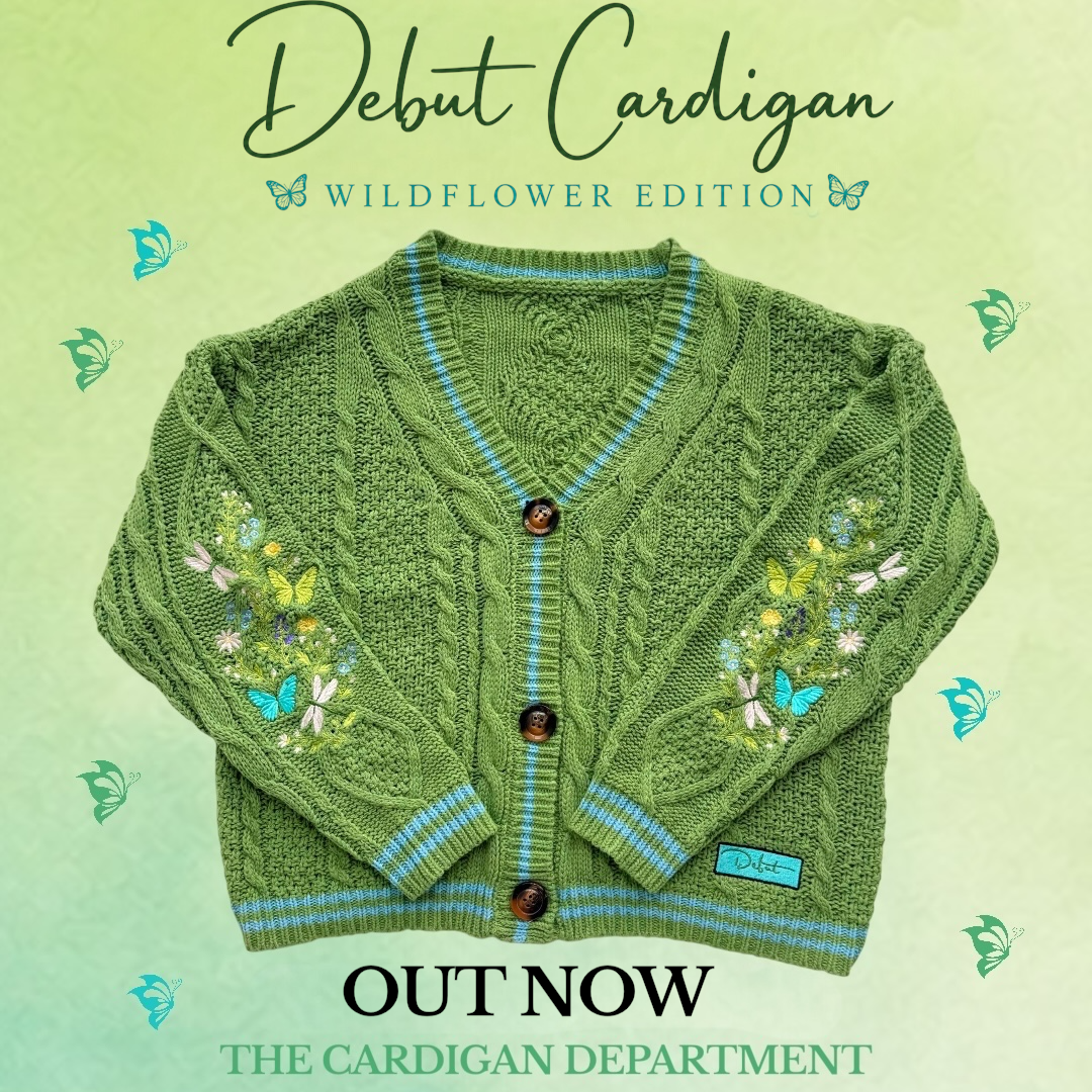 Debut Cardigan: Wildflower Edition 💚