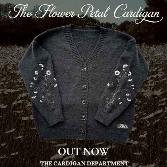 LIMITED EDITION: flower petal cardigan