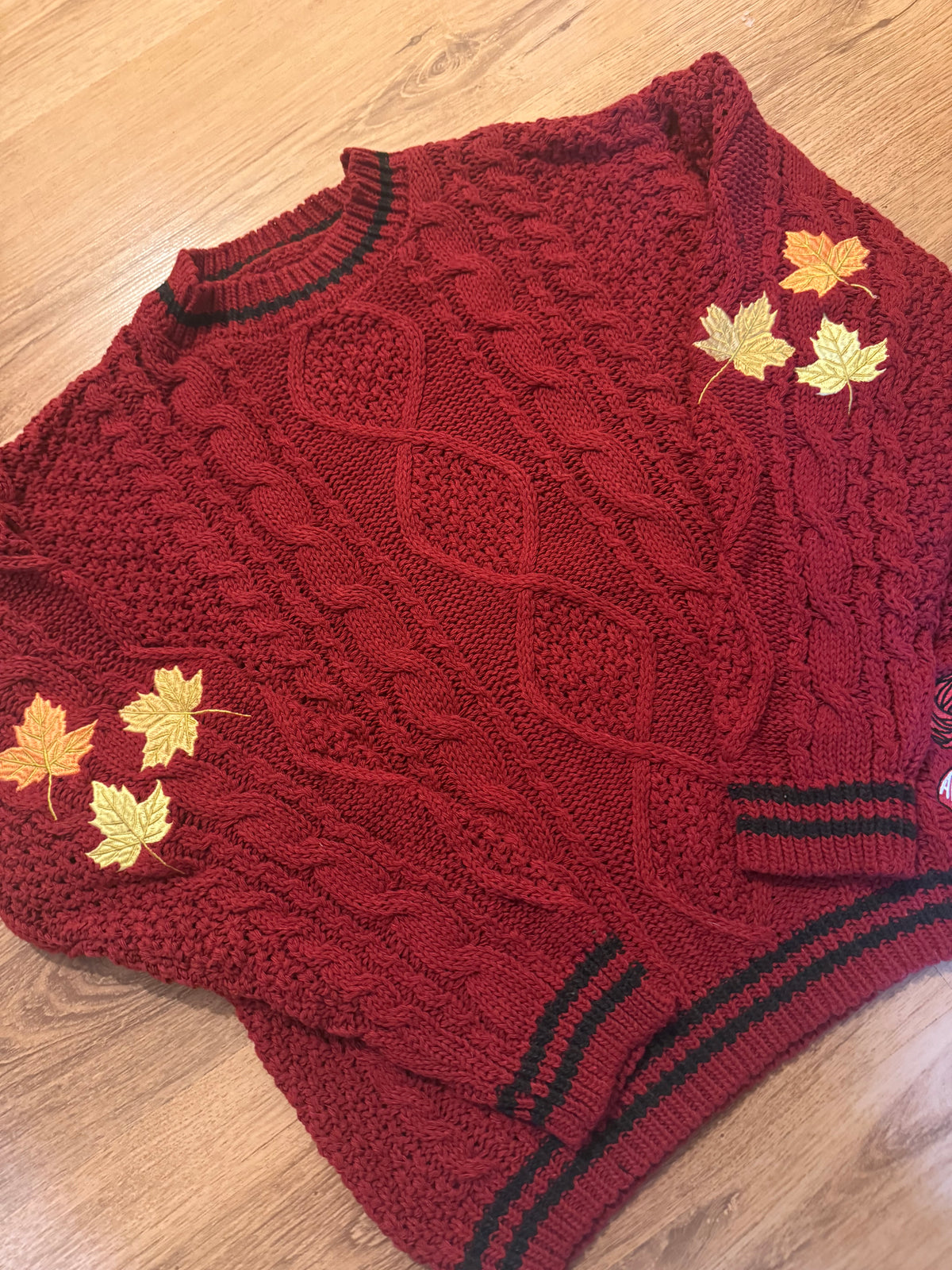 LIMITED EDITION: Red Autumn Sweater