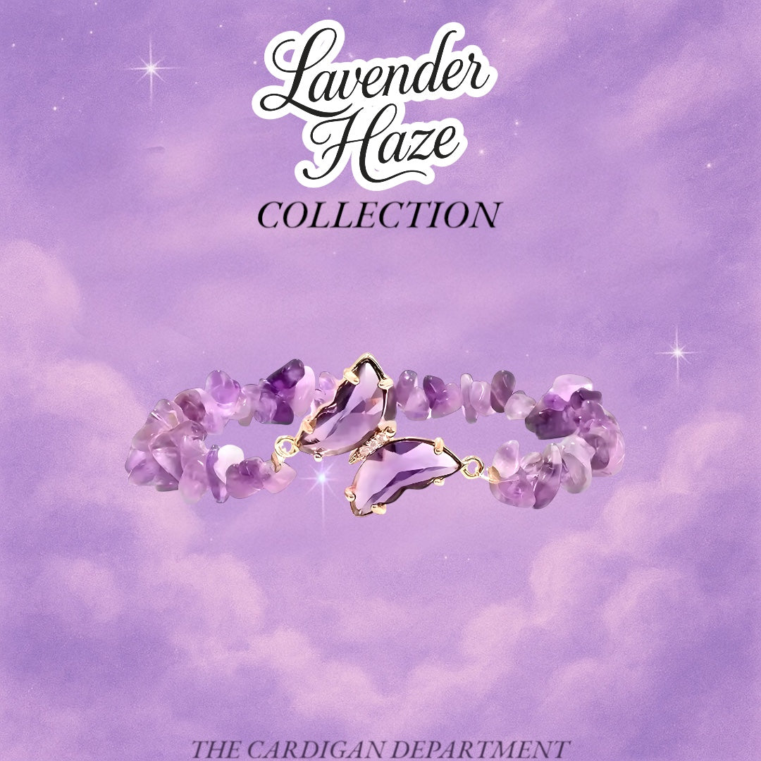 Amethyst Wings Bracelet