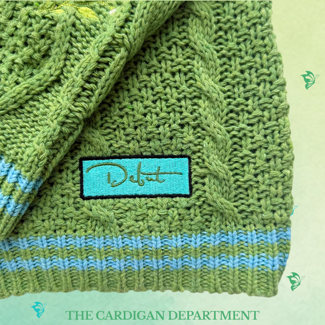 Debut Cardigan: Wildflower Edition 💚