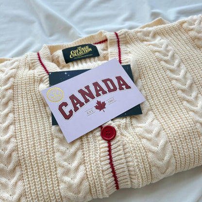 The Canada Cardigan