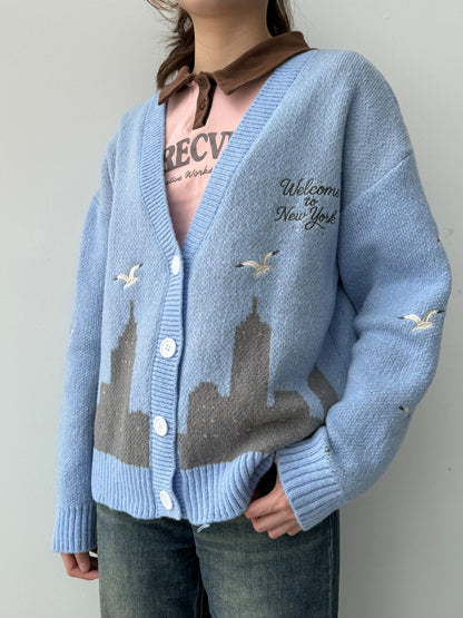 Welcome To New York Cardigan