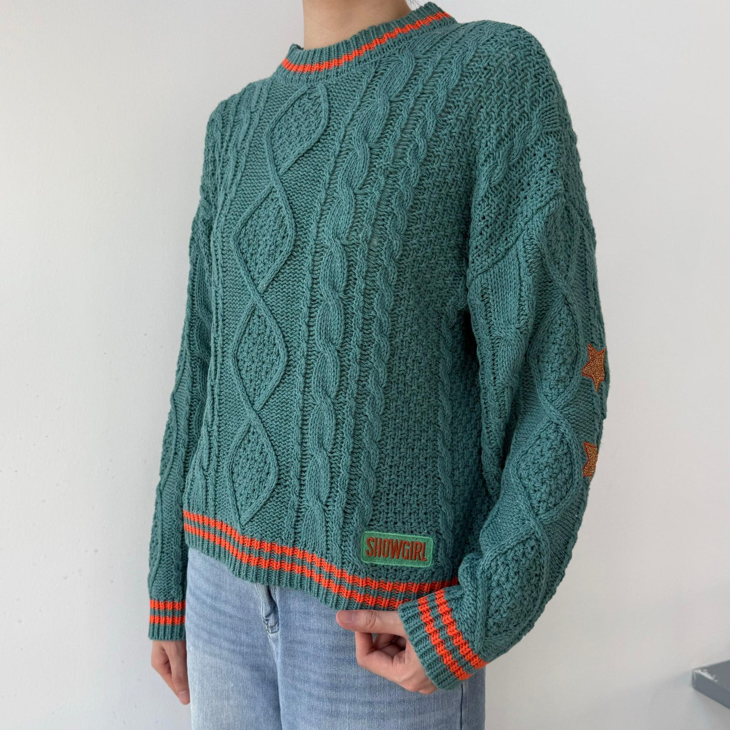 SHOWGIRL Star Cable Knit Sweater ❤️‍🔥✨