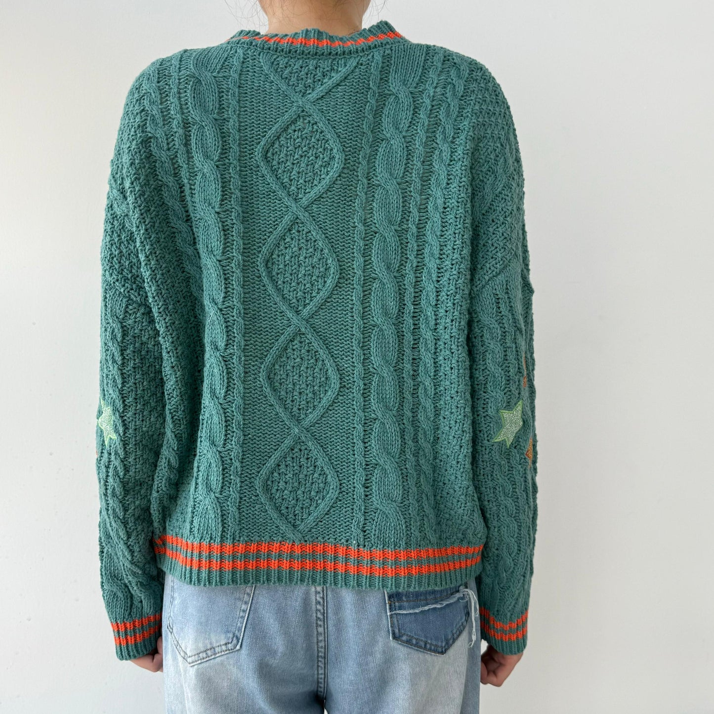 SHOWGIRL Star Cable Knit Sweater ❤️‍🔥✨