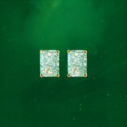Emerald Stud Earrings