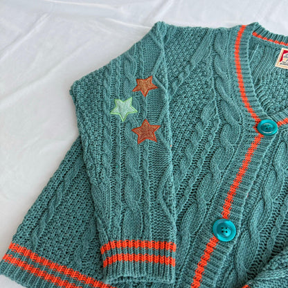 PRE ORDER: SHOWGIRL Star Cable Knit Cardigan ❤️‍🔥✨