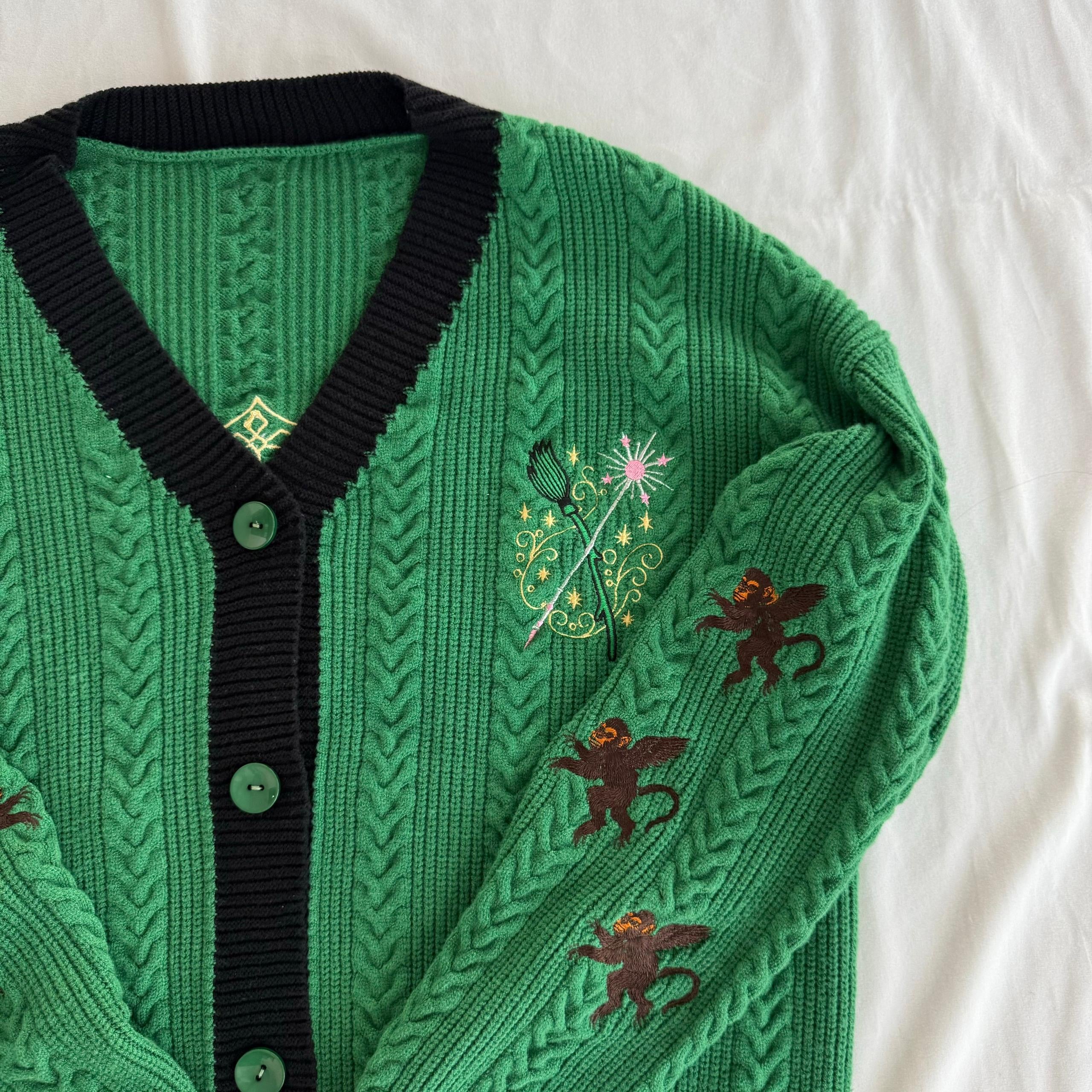 LIMITED EDITON: THE WITCHES CARDIGAN: Emerald Edition 💚 – The