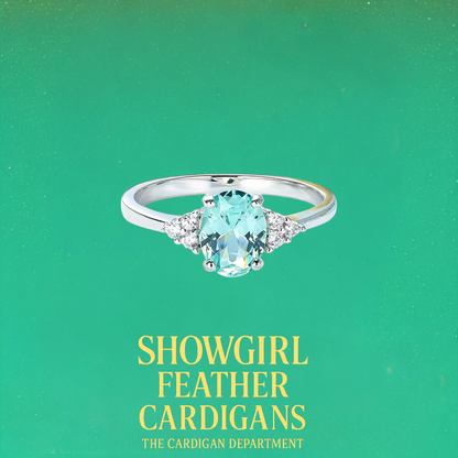 Aqua Starlet Ring