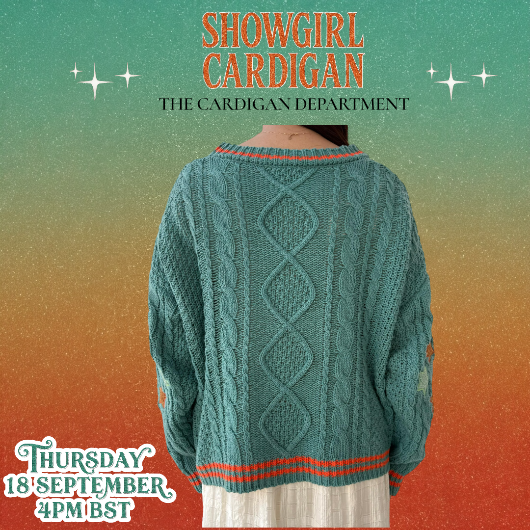 PRE ORDER: SHOWGIRL Star Cable Knit Cardigan ❤️‍🔥✨