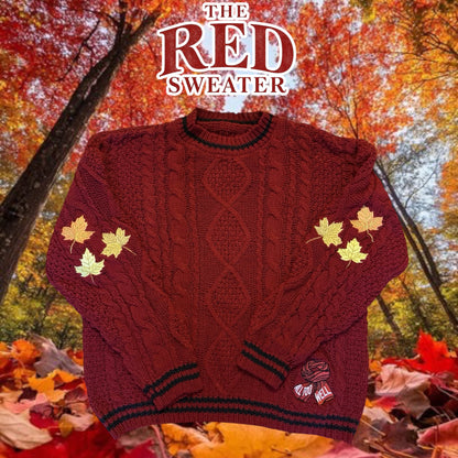 LIMITED EDITION: Red Autumn Sweater