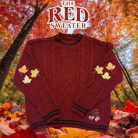 LIMITED EDITION: Red Autumn Sweater