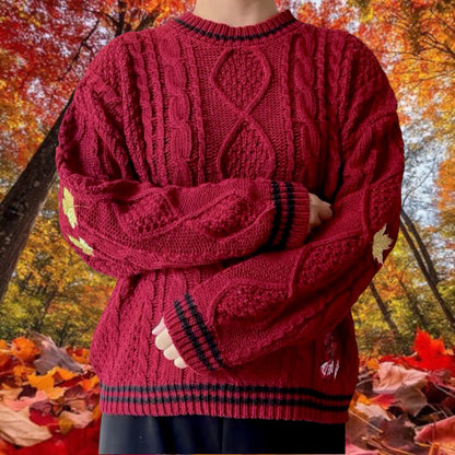 LIMITED EDITION: Red Autumn Sweater