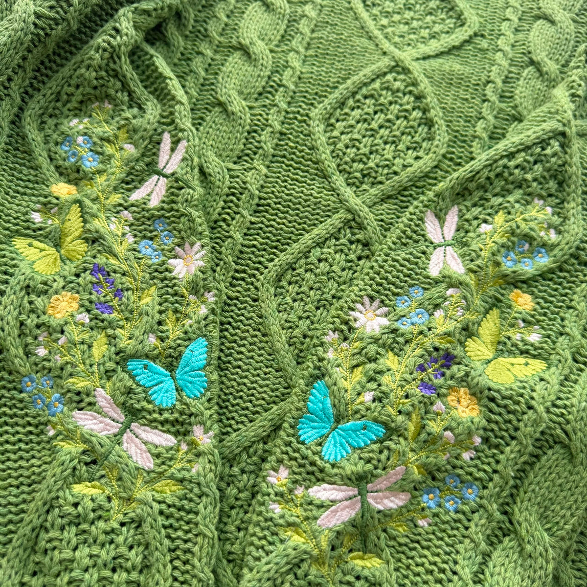 Debut Cardigan: Wildflower Edition 💚