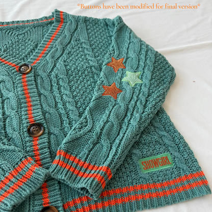 PRE ORDER: SHOWGIRL Star Cable Knit Cardigan ❤️‍🔥✨