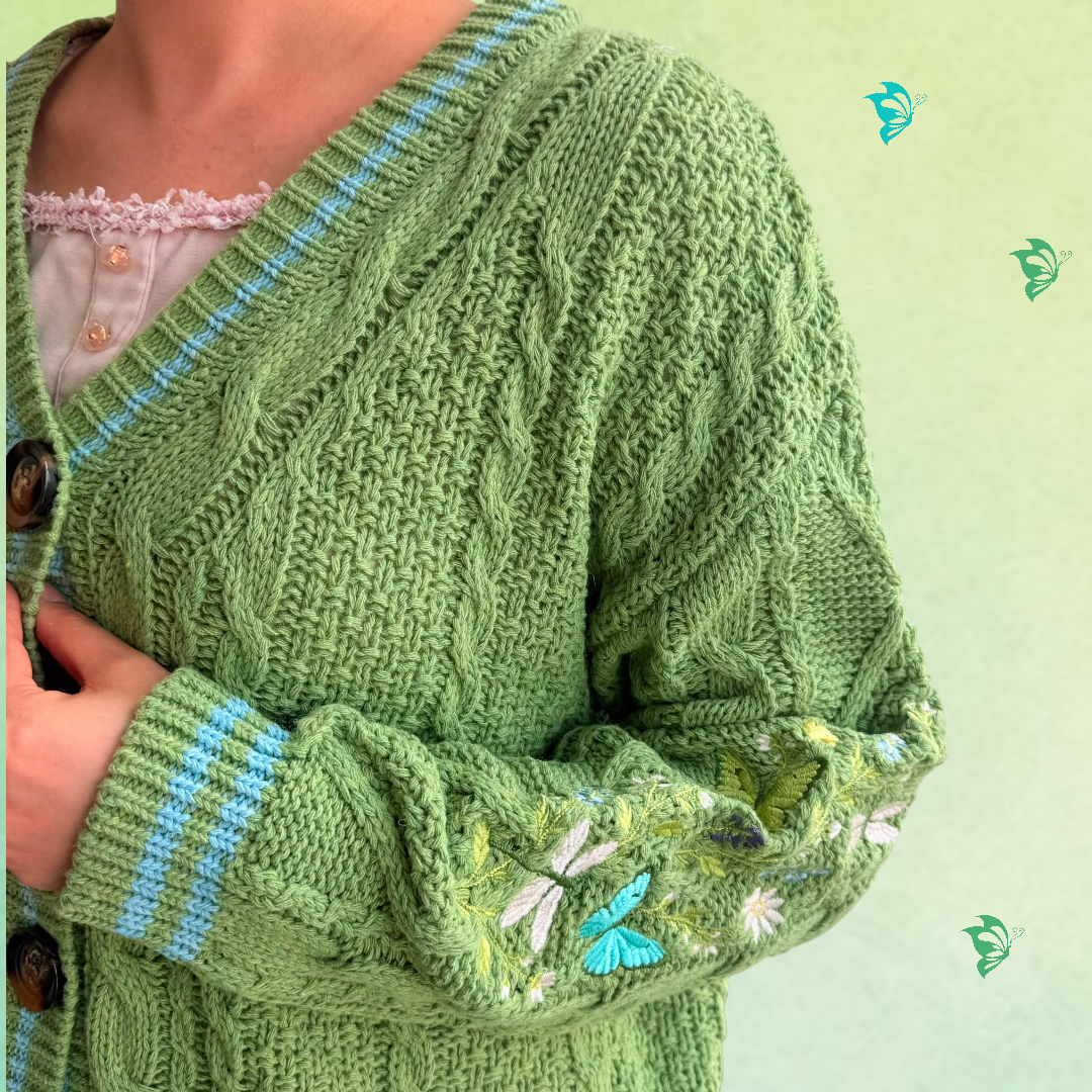 Debut Cardigan: Wildflower Edition 💚