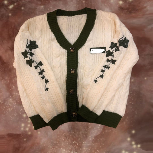 SPECIAL EDITION: "Willow" Leaf Cardigan