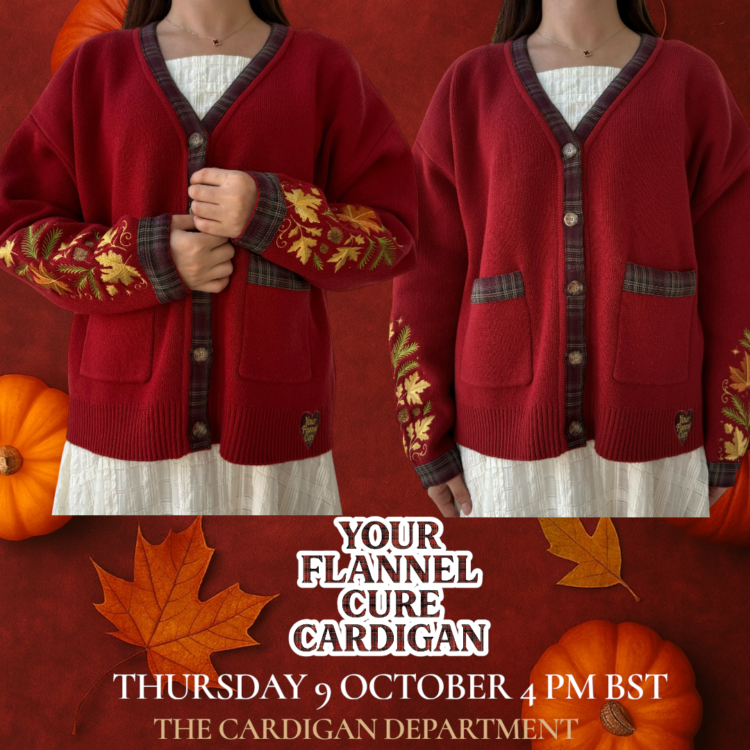 PRE ORDER - LIMITED EDITON: Your Flannel Cure Cardigan
