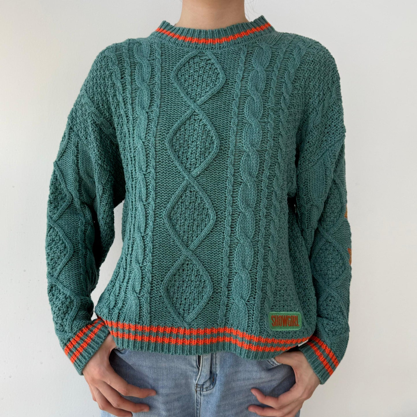 SHOWGIRL Star Cable Knit Sweater ❤️‍🔥✨