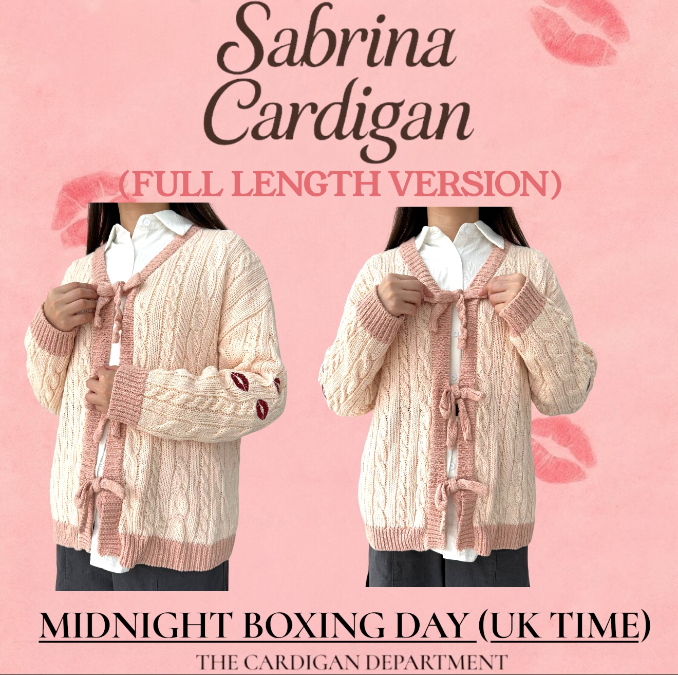 Sabrina: Pink Bow Cardigan (full length version)